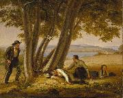 William Sidney Mount Caught Napping oil painting